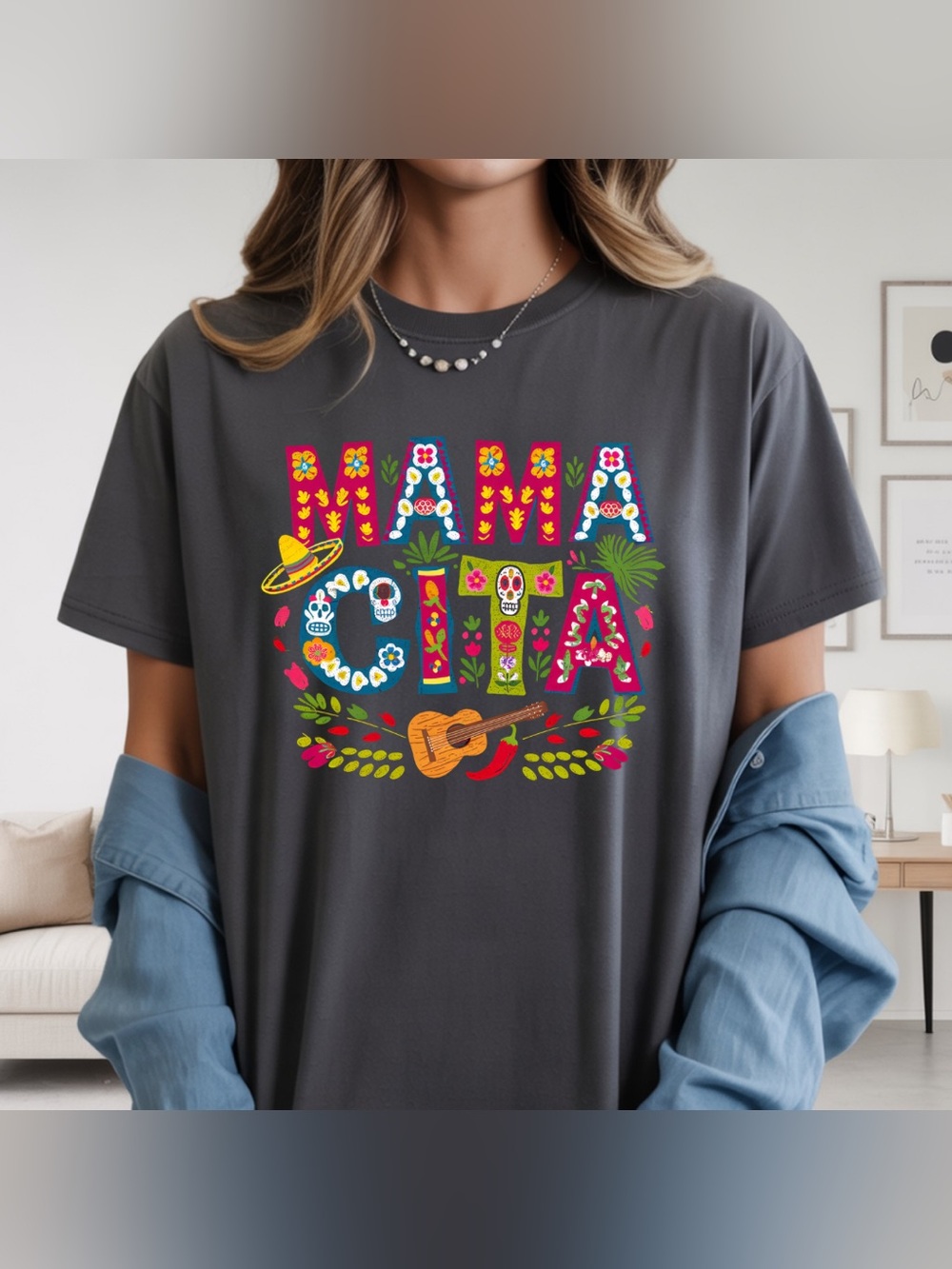 Mamacita Dia de Los Muertos T-Shirt